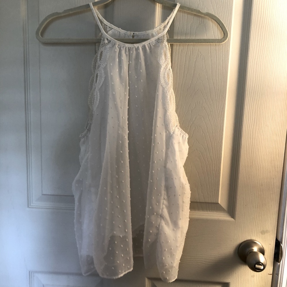 White tank top